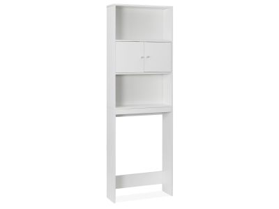 Ilmen Bathroom Over Toilet Shelf Storage - White