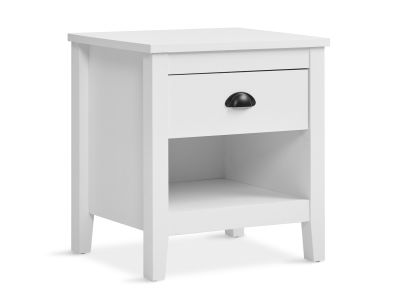 Congo Bedside Table - White