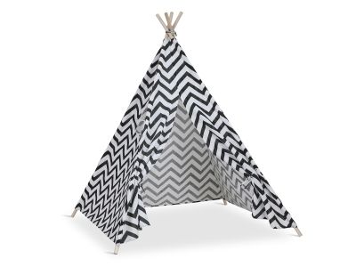 Leni Kids Teepee Kid Play Tent - Wavy Pattern