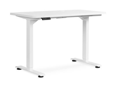 Bennie 120cm Dual Motor Electric Standing Desk - White