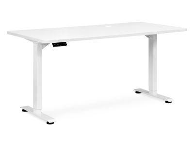 Bennie 160cm Dual Motor Electric Standing Desk - White