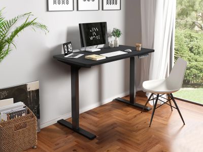 Bennie 120cm Dual Motor Electric Standing Desk - Black