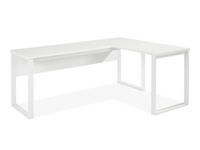 Nakia Computer Corner Desk - White