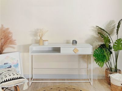 Alaska Wooden Console Table - White