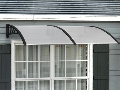 Toughout Canopy Awning Door Window Awning 2.4m x 0.8m