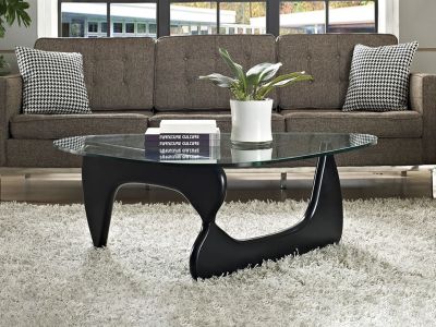 Galan Medium Noguchi Coffee Table Replica - Black