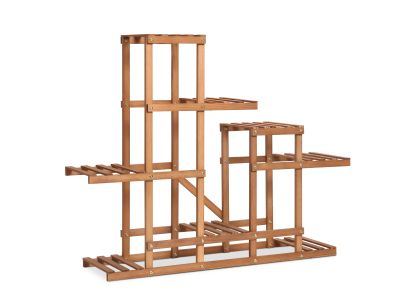 Potoo Solid Wood Plant Stand - Brown