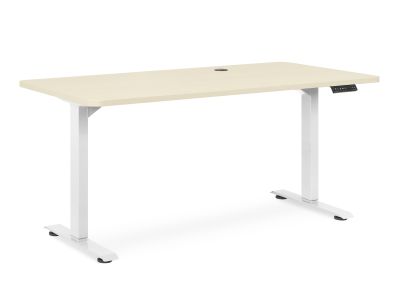 Bennie 160cm Dual Motor Electric Standing Desk - Beige