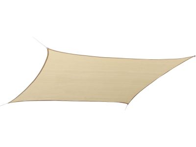 Toughout Kool Rectangle Shade Sail 3m x 4m - Sand