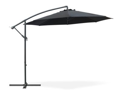 Toughout Kauri Outdoor Cantilever Umbrella 3m - Black