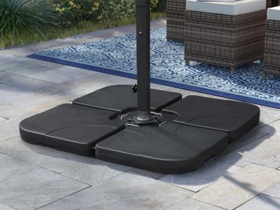 Square Outdoor Umbrella Base Set