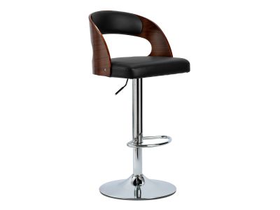Holt Swivel Bar Stool - Black