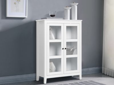 Congo Display Cabinet - White