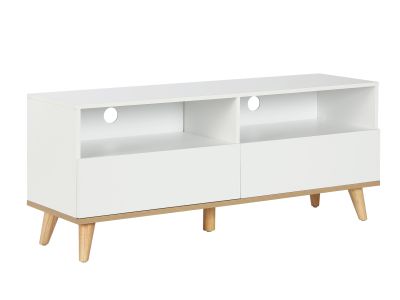 Hudson 1.3M Entertainment Unit - White 