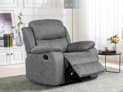 Wilson Manual Recliner Chair - Grey