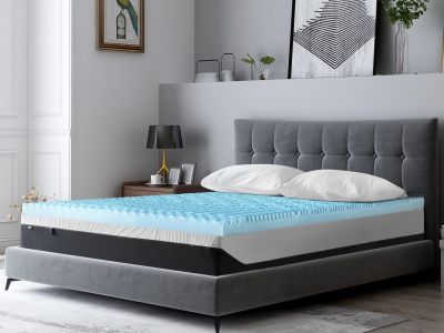 Betalife Zonelux 5 Zone Gel Memory Foam Mattress Topper - Super King