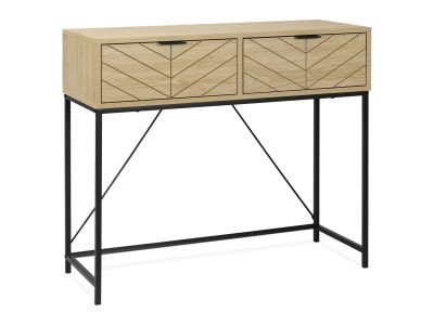 Crovo Wooden Console Table - Natural