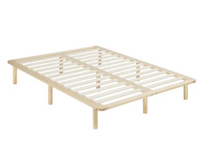 Ohio Double Wooden Bed Base - Natural 