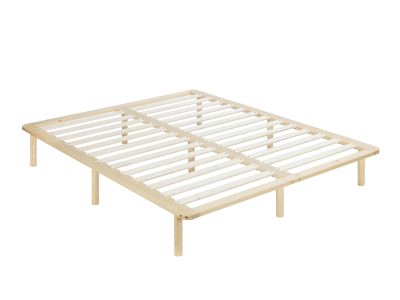 Ohio King Wooden Bed Base - Natural 