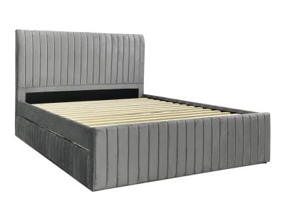 Tasman Queen with Single Trundle Bed Frame - Grey