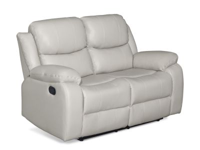 Wilson Manual 2 Seater Recliner Sofa - White