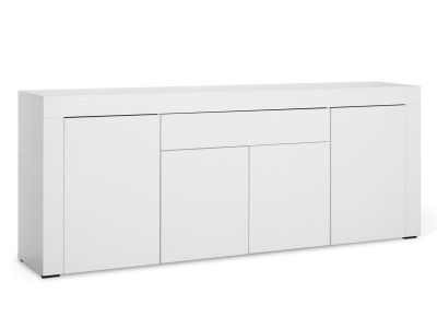 Guier High Gloss Sideboard Buffet Table - White