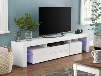 Micco 2m LED Entertainment Unit - White