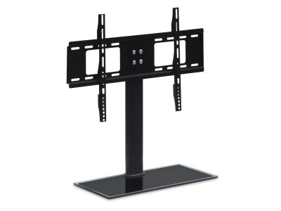 TV Stand With Glass Base Height Adjustable 32-55"