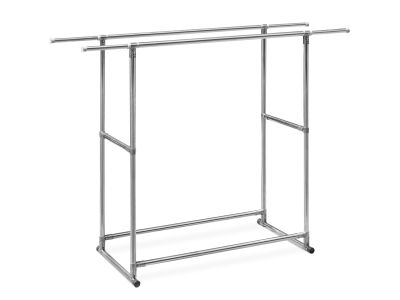 Portable Adjustable Clothes Rack - Double