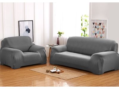 2 Seater Sofa Couch Cover 145-185cm - GREY