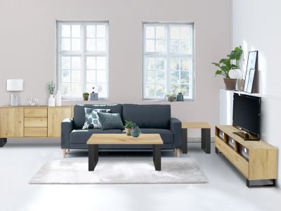 FROHNA Living Room Furniture Package 4PCS - OAK
