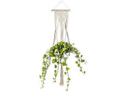 Hessian Macrame Rope Macrame Plant Hanger Macrame Pot Hanger - Braids