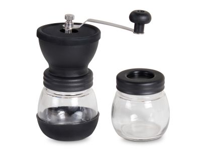 Manual Glass Coffee Grinder Handground Burr Grinder Mill