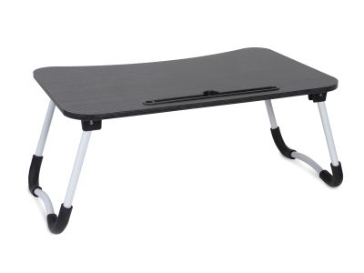 Portable Anti-Slip Laptop Desk Laptop Tray Table - Black