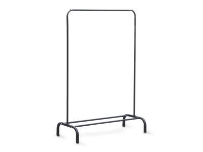 Metal Clothes Rack Stand Coat Hanger 104 x 152cm - Black