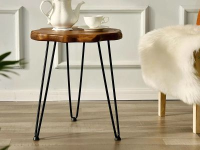 25cm Hairpin Table Leg 2 Rod Steel Metal  - Set of 4