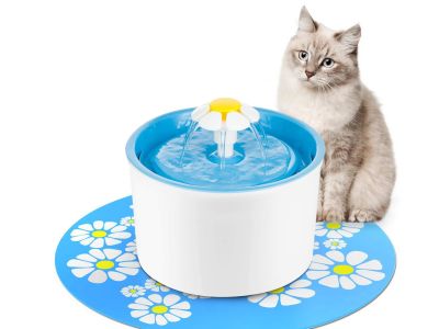 Pet Water Fountain Drinking Fountain Feeder - Blue