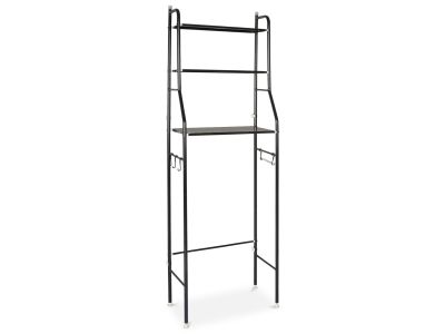 Bathroom Toilet Storage Shelf - Black