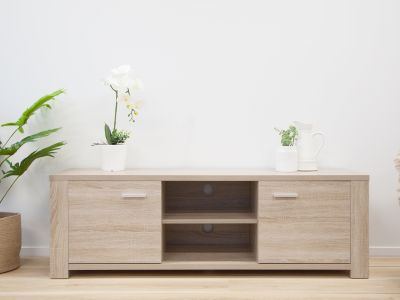 Sagano 1.4m Entertainment Unit - Oak