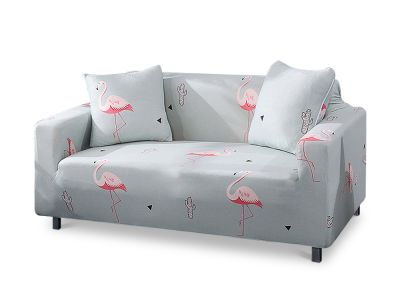 3 Seater Sofa Couch Cover 190-230cm - Flamingo