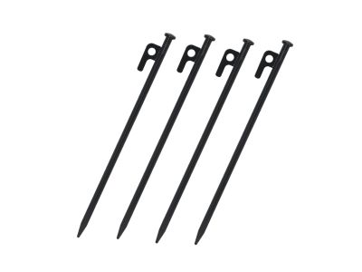 Heavy Duty Tent Stakes with Tent Ropes 30cm - Set of 4