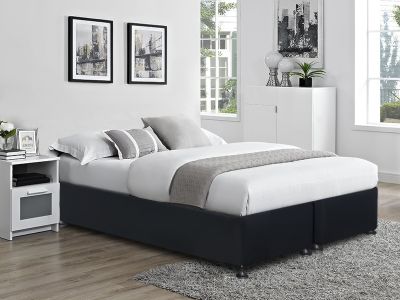 Vinson Fabric King Split Bed Base - Black