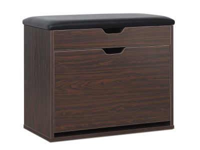 HAWEA Shoe Rack Wooden Storage Cabinet 3 Layer - WALNUT