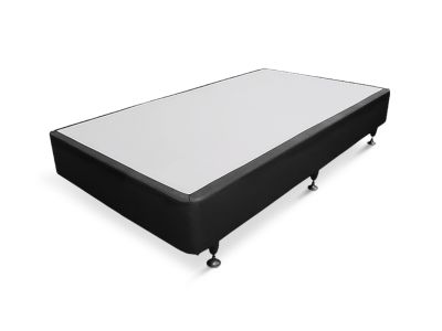 Vinson Fabric Single Bed Base - Black