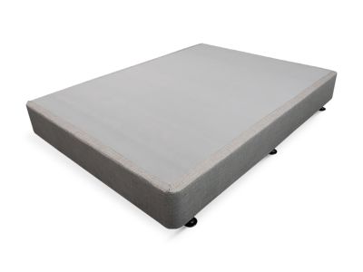 Vinson Fabric Double Bed Base - Grey