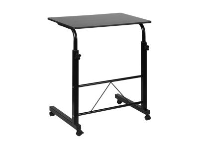 60 x 40cm Adjustable Laptop Stand Table - Black