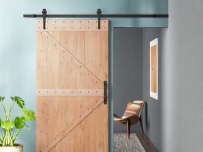 1.8m Sliding Door Barn Door Hardware Set