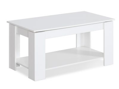 Kendall Coffee Table with Lift Top - White