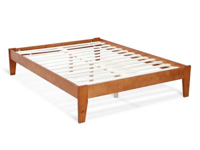MERI Double Wooden Bed Frame - OAK