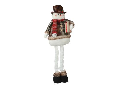 Christmas Decoration Extendable Snowman with Gifts to 120cm